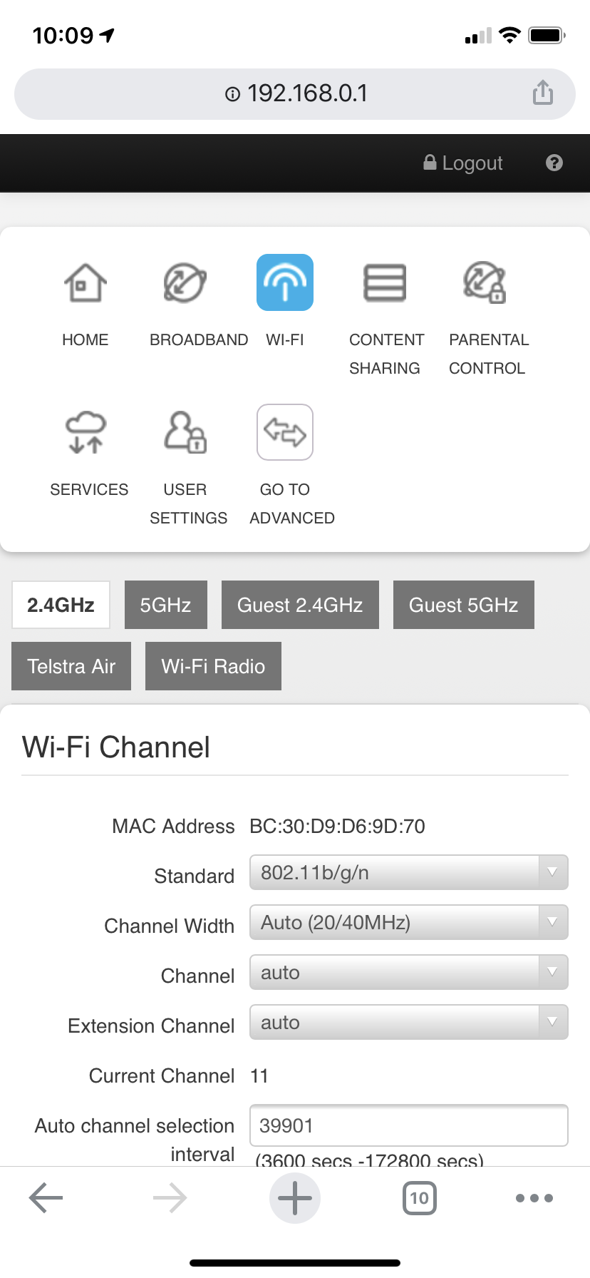 How to disable Band Steering on the Telstra Smart Modem Brilliant